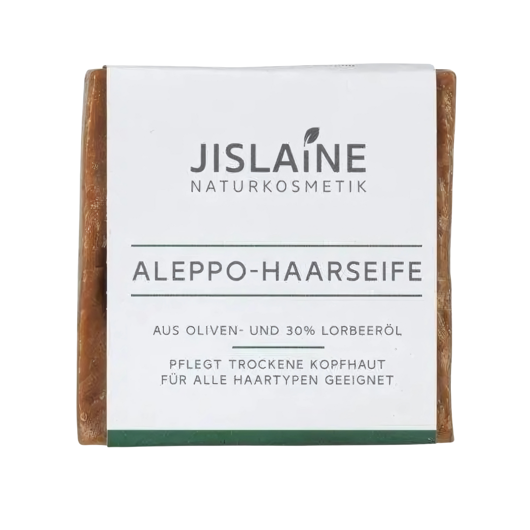 Aleppo Haarseife mit 30 % Lorbeeröl Jislaine Naturkosmetik