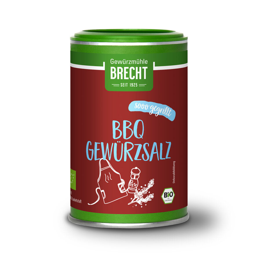 BBQ Gewürzsalz Bio 130g Gewürzmühle Brecht