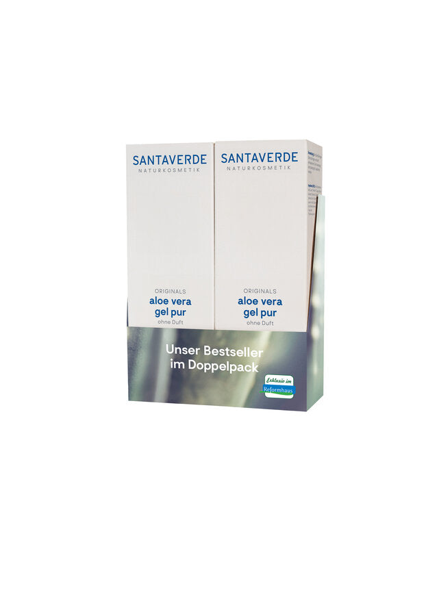 Santaverde Aloe Vera Gel pur – Doppelpack 2×50 ml