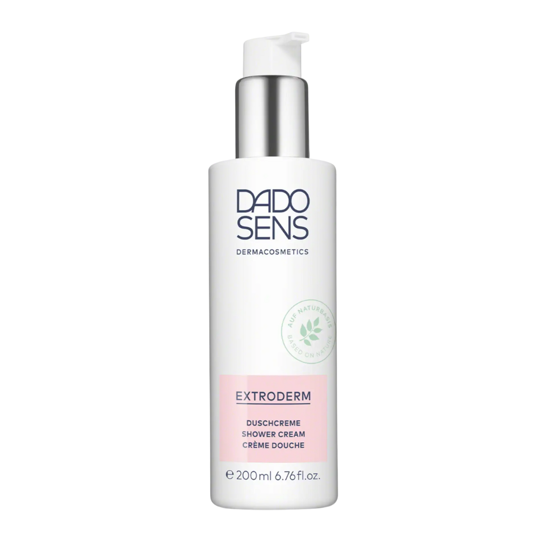 DADO SENS EXTRODERM Duschcreme 200 ml – sanfte Duschpflege für trockene, sensible Haut mit praktischem Pumpspender