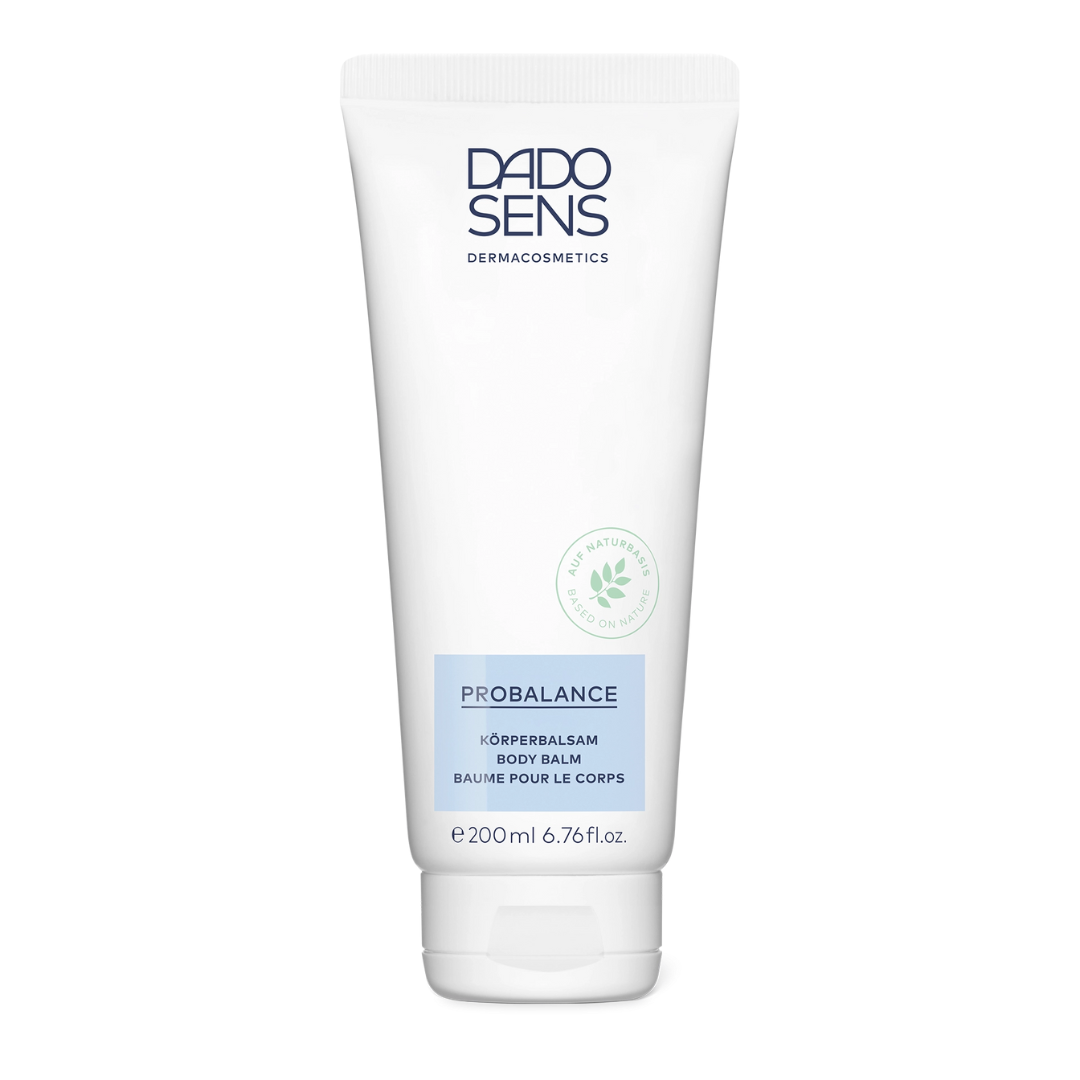 DADO SENS PROBALANCE Körperbalsam 200 ml – weiße Tube mit blauer Beschriftung für die tägliche Pflege allergiegefährdeter Haut