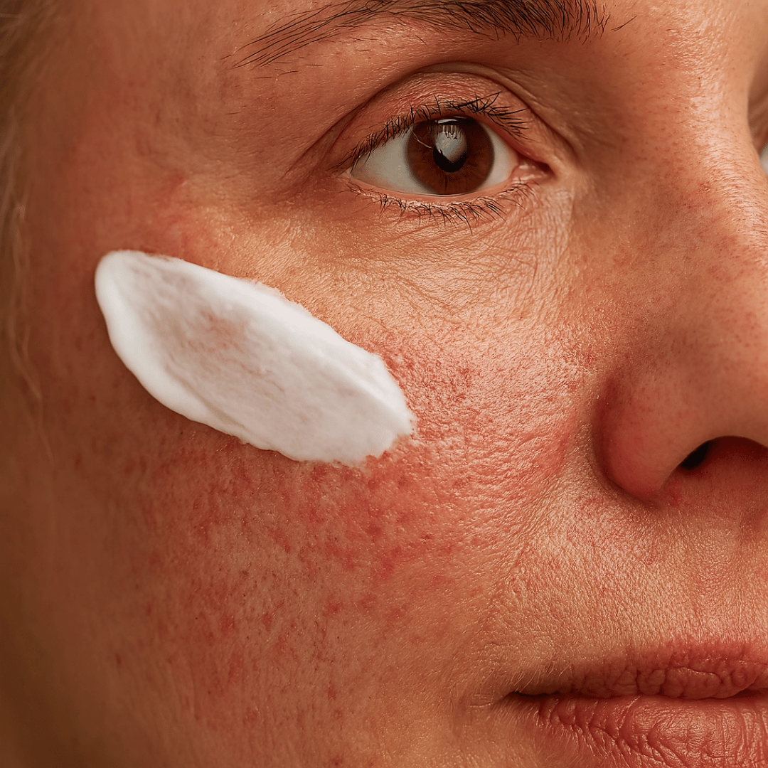 DADO SENS SENSACEA Gesichtsmaske – Anwendung auf gereizter, geröteter Haut bei Couperose und Rosacea