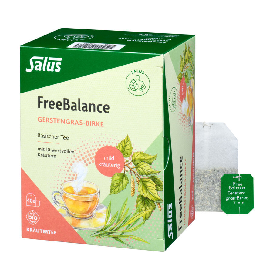 Free Balance Gerstengras-Birke Tee Bio 68g Salus