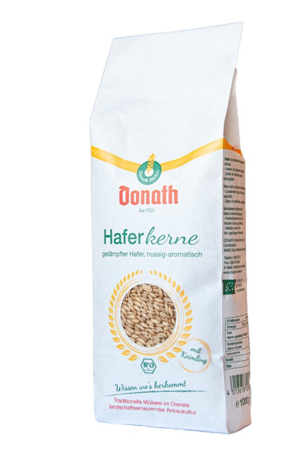 Haferkerne Bio 1000g Donath Mühle