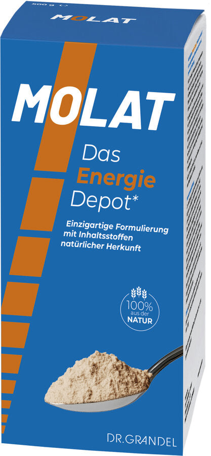 Dr. Grandel Molat 500 g – Nahrungsergänzungspulver mit natürlichen Inhaltsstoffen, ideal als Energie-Depot mit einzigartiger Rezeptur.