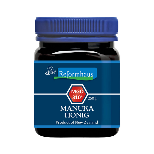 Reformhaus Manuka Honig MGO 310+ im 250 g Glas – Premium-Honig aus Neuseeland mit geprüftem Methylglyoxal-Gehalt