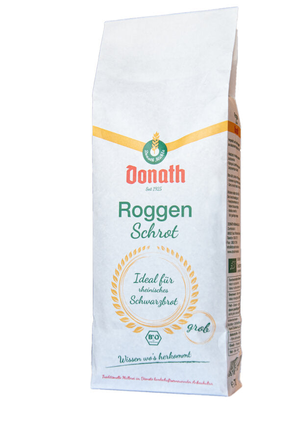 Roggen-Schrot grob Bio 750g Donath Mühle