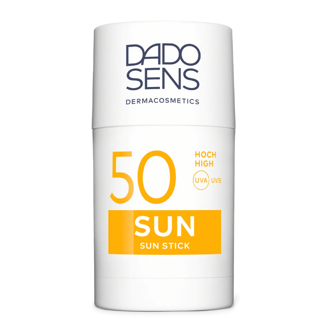DADO SENS SUN Stick LSF 50 – kompakter Sonnenschutz-Stick mit SymUrban™ Zellschutz, für sensible Haut geeignet