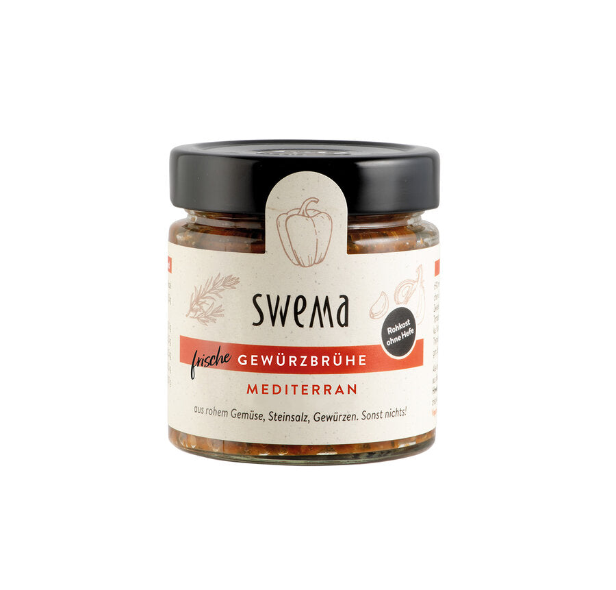 Frische Bio-Gemüsebrühe mediterran 210g - SweMa