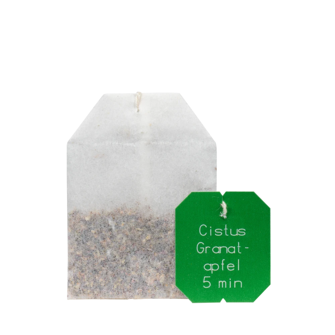Salus Cistus Granatapfel Tee Bio – einzelner Filterbeutel mit polyphenolreichem Cistus und Granatapfel