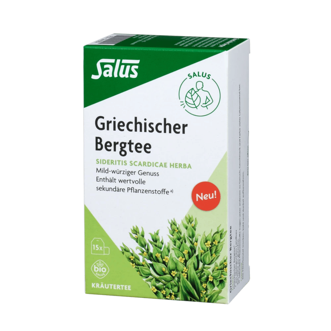 Salus Griechischer Bergtee – Bio Kräutertee mit Sideritis scardica in der Faltschachtel