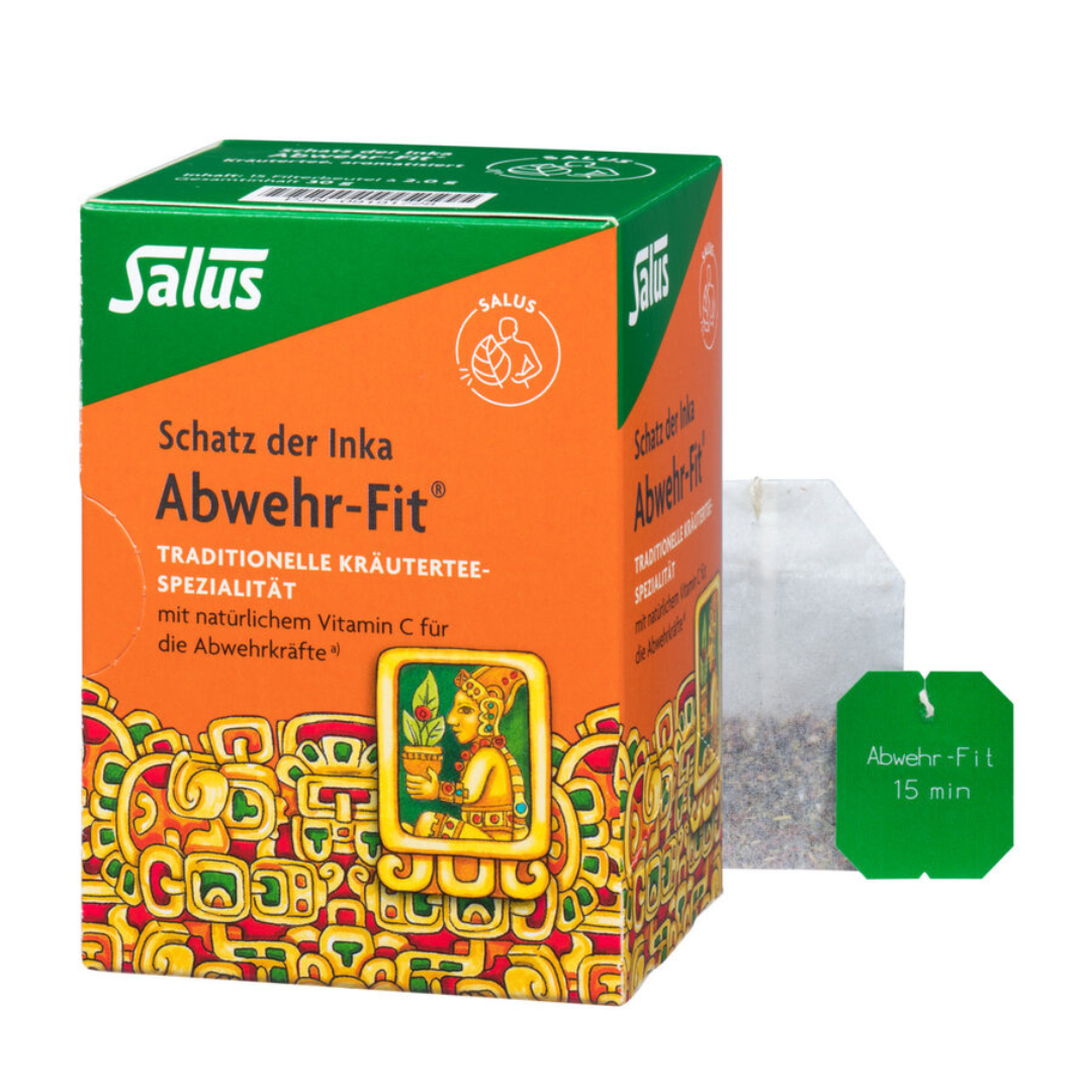 Salus Schatz der Inka Abwehr-Fit Bio – traditioneller Kräutertee mit Vitamin C, Packung mit Teebeutel