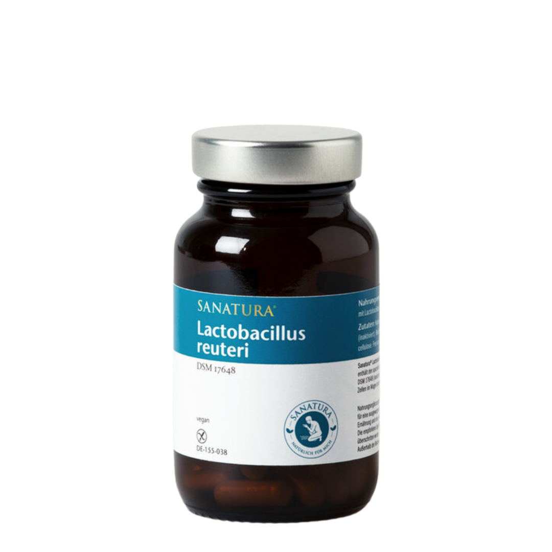 Sanatura Lactobacillus reuteri DSM 17648 – 60 vegane Kapseln mit inaktivierten Milchsäurebakterien, glutenfrei und laktosefrei