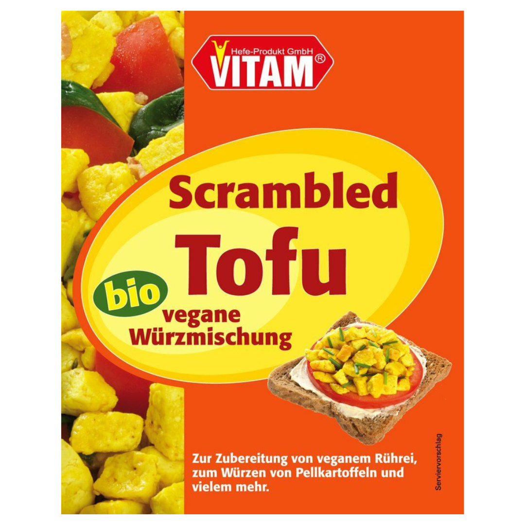 VITAM Scrambled Tofu Bio vegane Würzmischung 17 g Tüte – Bio-Würzmischung für veganes Rührei und vielfältige Gerichte