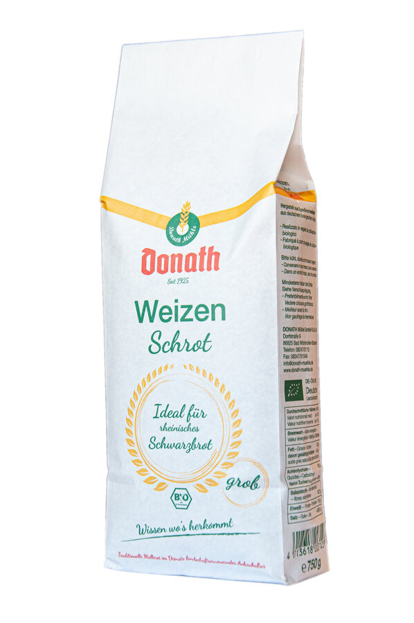 Weizenschrot grob Bio 750g Donath Mühle