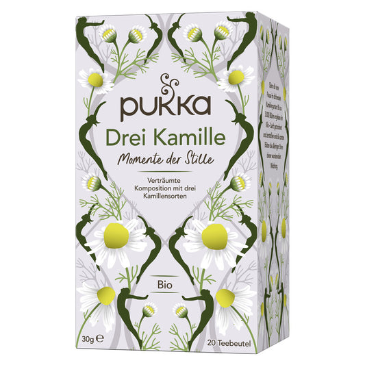 Pukka Bio-Kamillentee Drei Kamille, 20 Filterbeutel