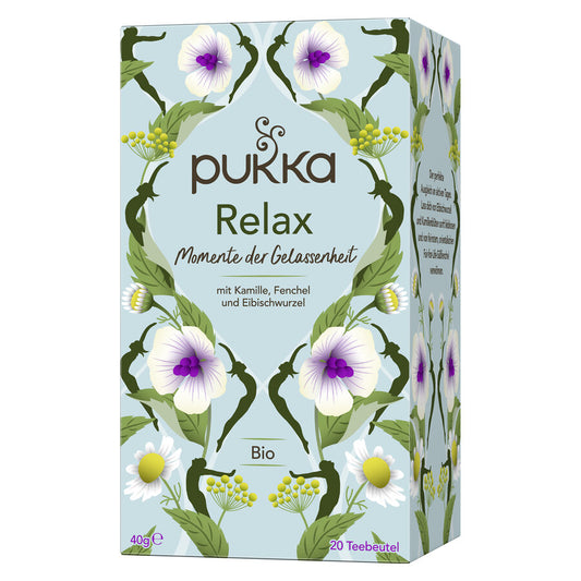 Pukka Relax Bio-Kräutertee, 20 Filterbeutel