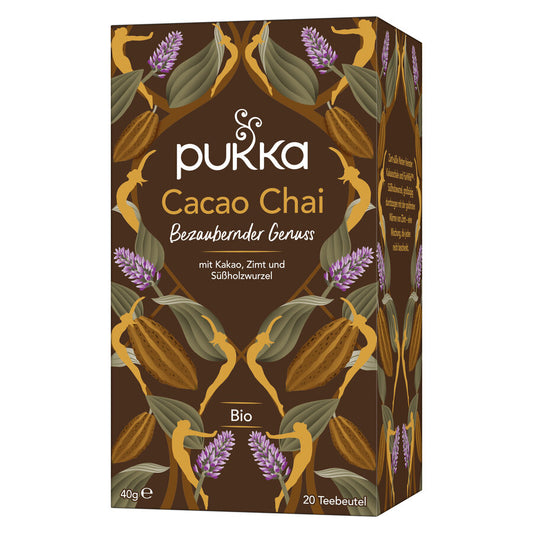 Pukka Cacao Chai Bio-Gewürztee 20 Filterbeutel