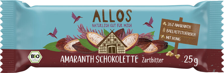 Allos Amaranth Schokolette-Zartbitter, 25g