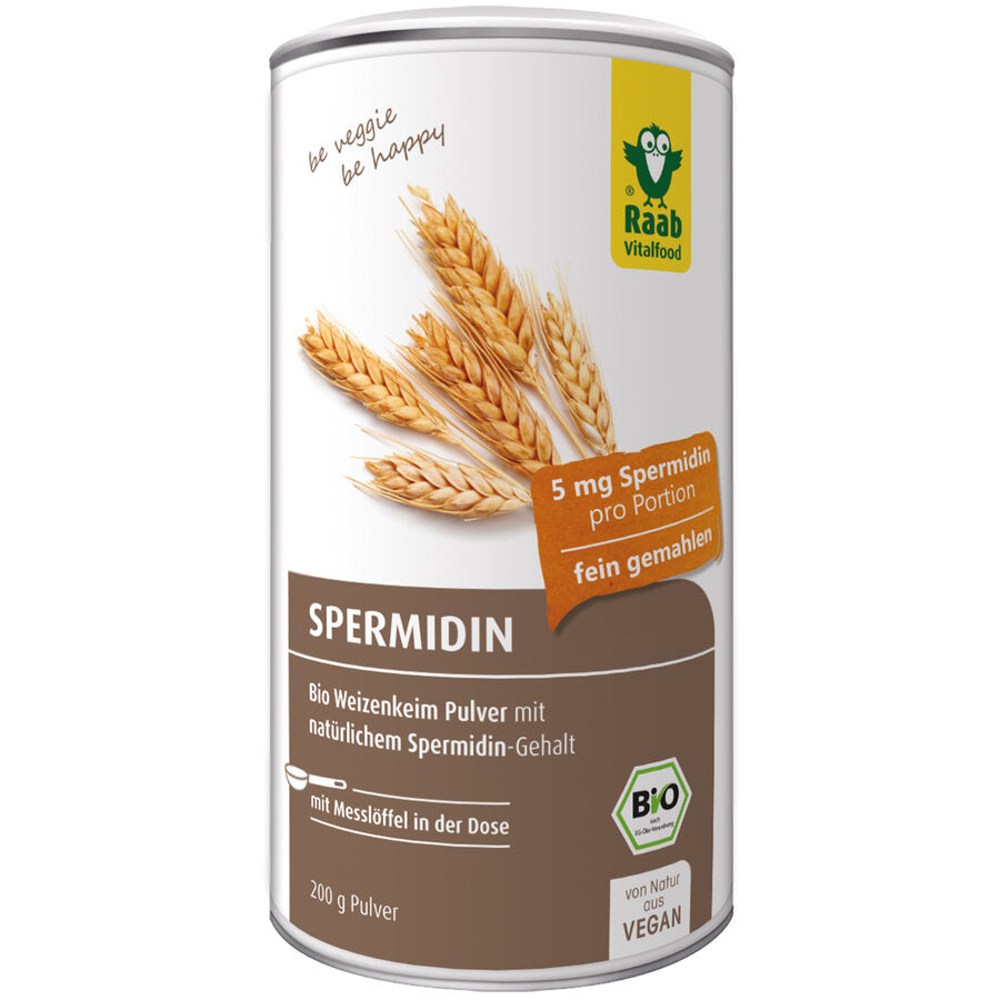 Raab BIO Spermidin Weizenkeim Pulver, 200g