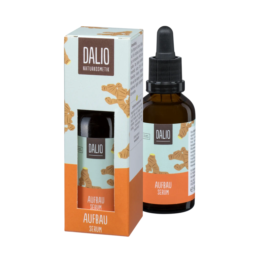 DALIO® Aufbau Serum COSMOS Schoenenberger – Pipettenflasche mit Umkarton, 50 ml Naturkosmetik