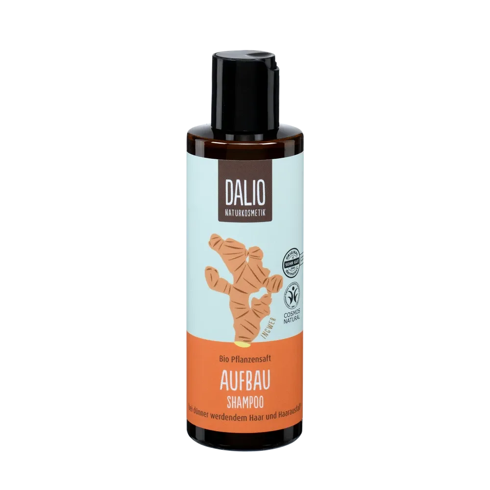Schoenenberger DALIO Aufbau Shampoo 200ml – COSMOS NATURAL zertifiziertes Shampoo für dünner werdendes Haar