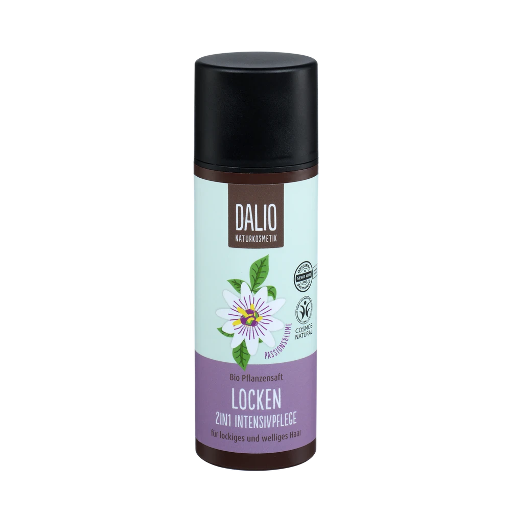 DALIO Locken 2in1 Intensivpflege von Schoenenberger – 150 ml Naturkosmetik Spülung & Kur für lockiges und welliges Haar