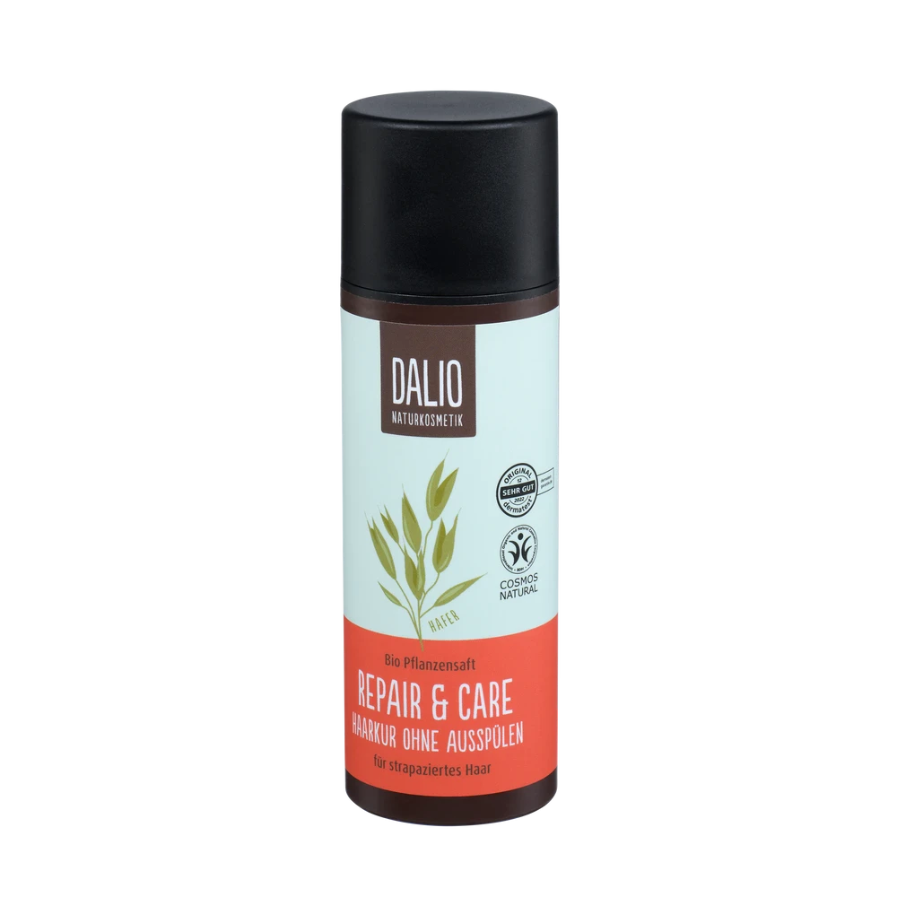 DALIO Repair & Care Haarkur ohne Ausspülen 150 ml – Schoenenberger, vegan, COSMOS Natural, Packshot