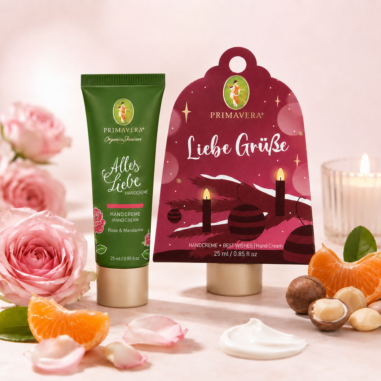 PRIMAVERA Alles Liebe Handcreme 25 ml mit cremiger Pflegetextur
