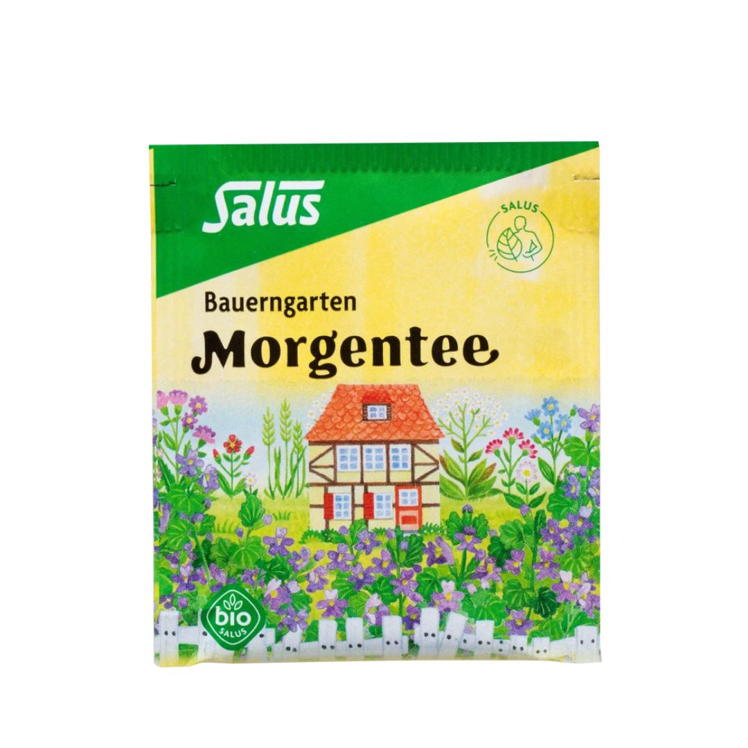 Salus Bauerngarten Morgentee Bio Kräutertee in einzelner Umverpackung, 15 Filterbeutel