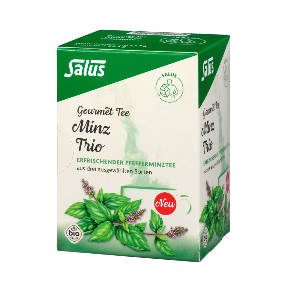 Verpackung Salus Gourmet Tee Minz Trio bio