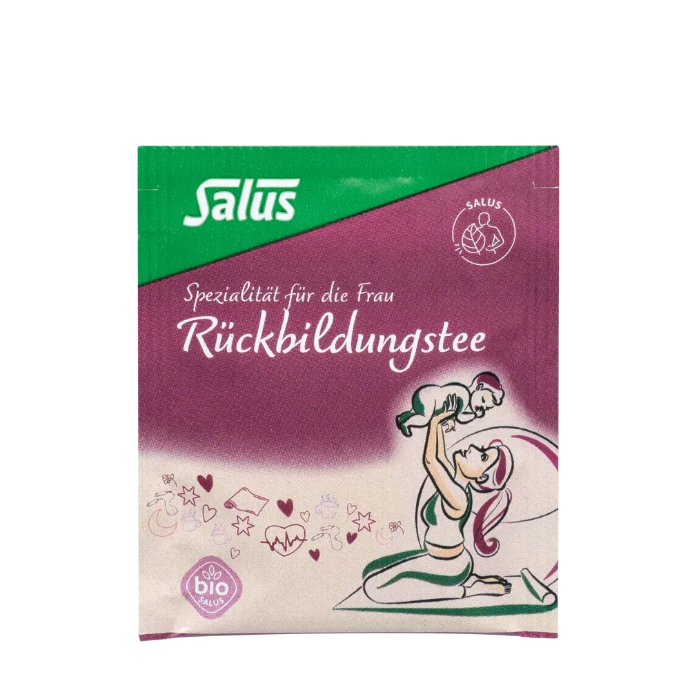Salus Rückbildungstee bio Einzelbeutel – Kräutertee mit Frauenmantel, Zitronenverbene und Kamille