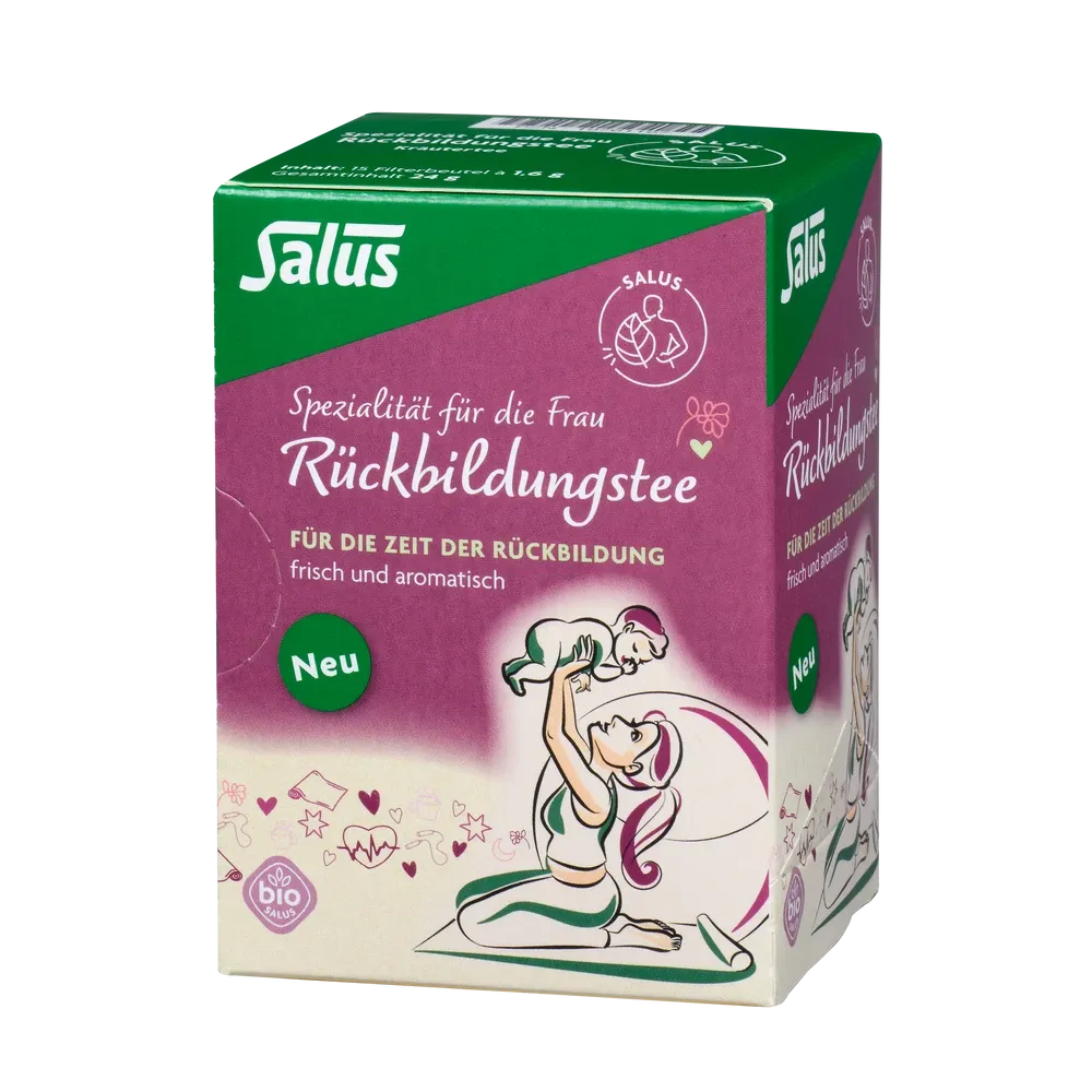 Salus Rückbildungstee bio 15 Filterbeutel Packung – Bio-Kräutertee für die Zeit nach der Geburt