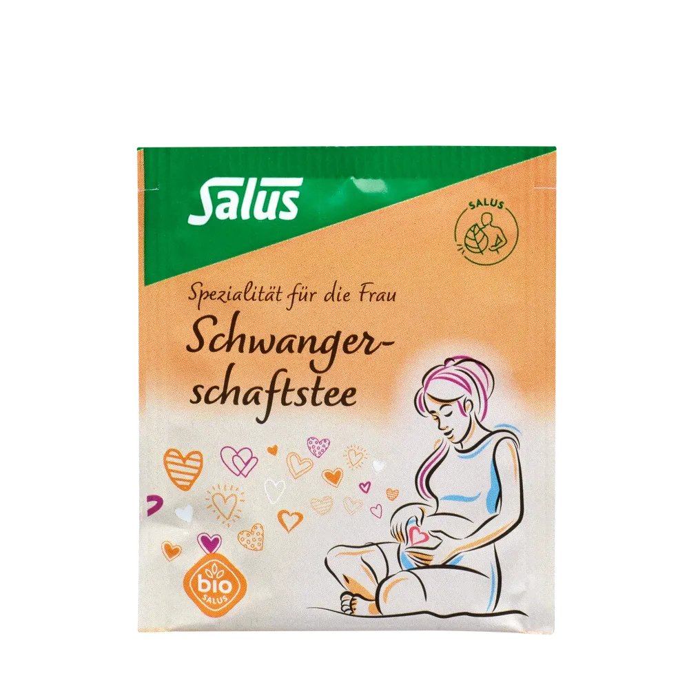 Einzeln verpackter Filterbeutel Salus Schwangerschaftstee Bio