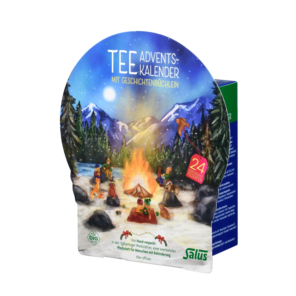 Salus Tee Adventskalender – 24 verschiedene Bio-Teesorten in festlicher Auswahl
