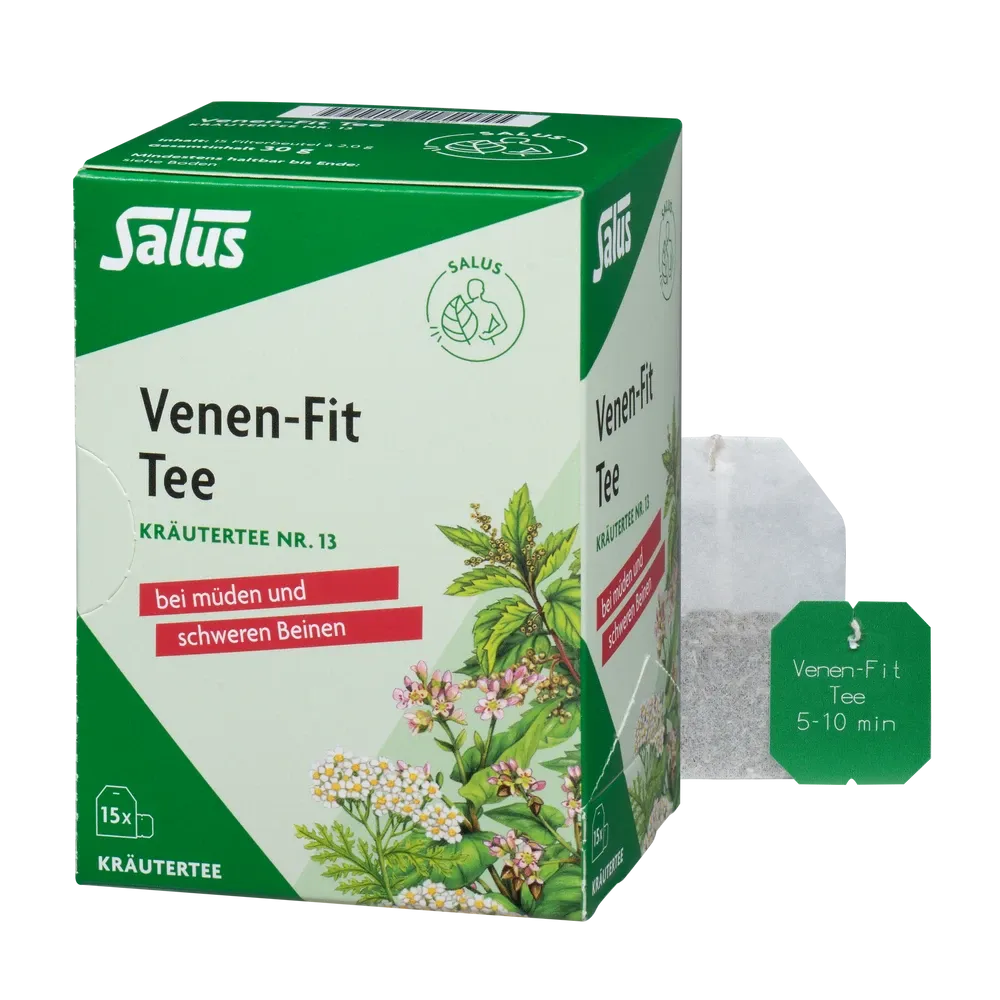 Salus Venen-Fit Tee Kräutertee Nr. 13 Packung mit Teebeutel – 15 aromageschützte Filterbeutel