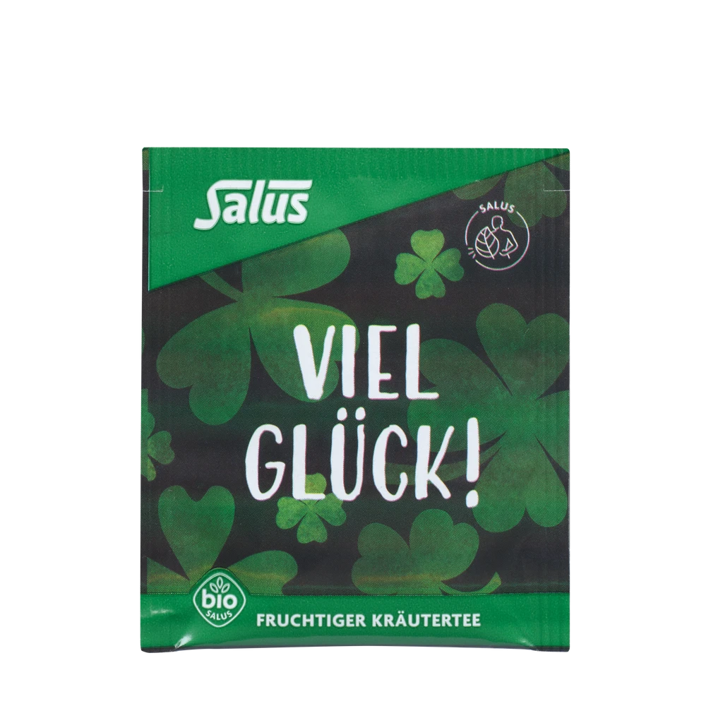 Salus Viel Glück! Kräutertee Bio Teebeutel einzeln verpackt – aromaversiegelt