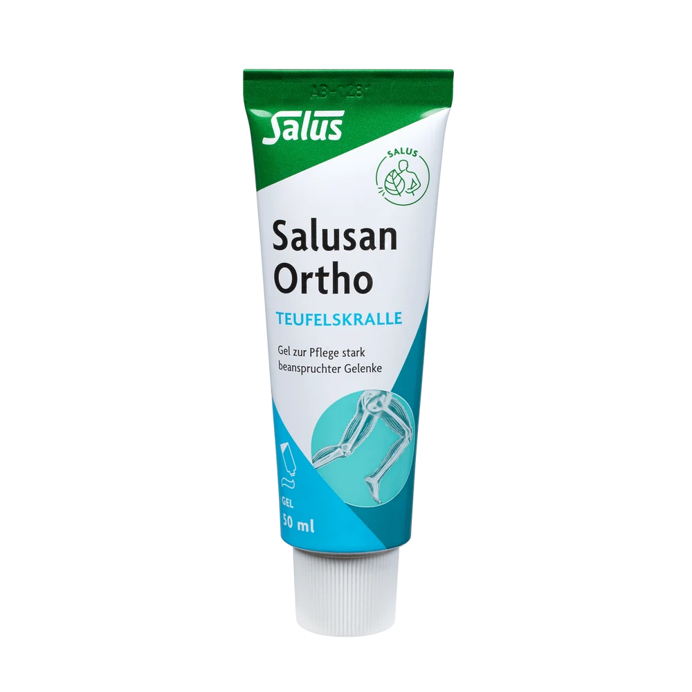Salusan Ortho Teufelskralle-Gel 50 ml Tube – pflegendes Gelenkgel zur Unterstützung beanspruchter Gelenke