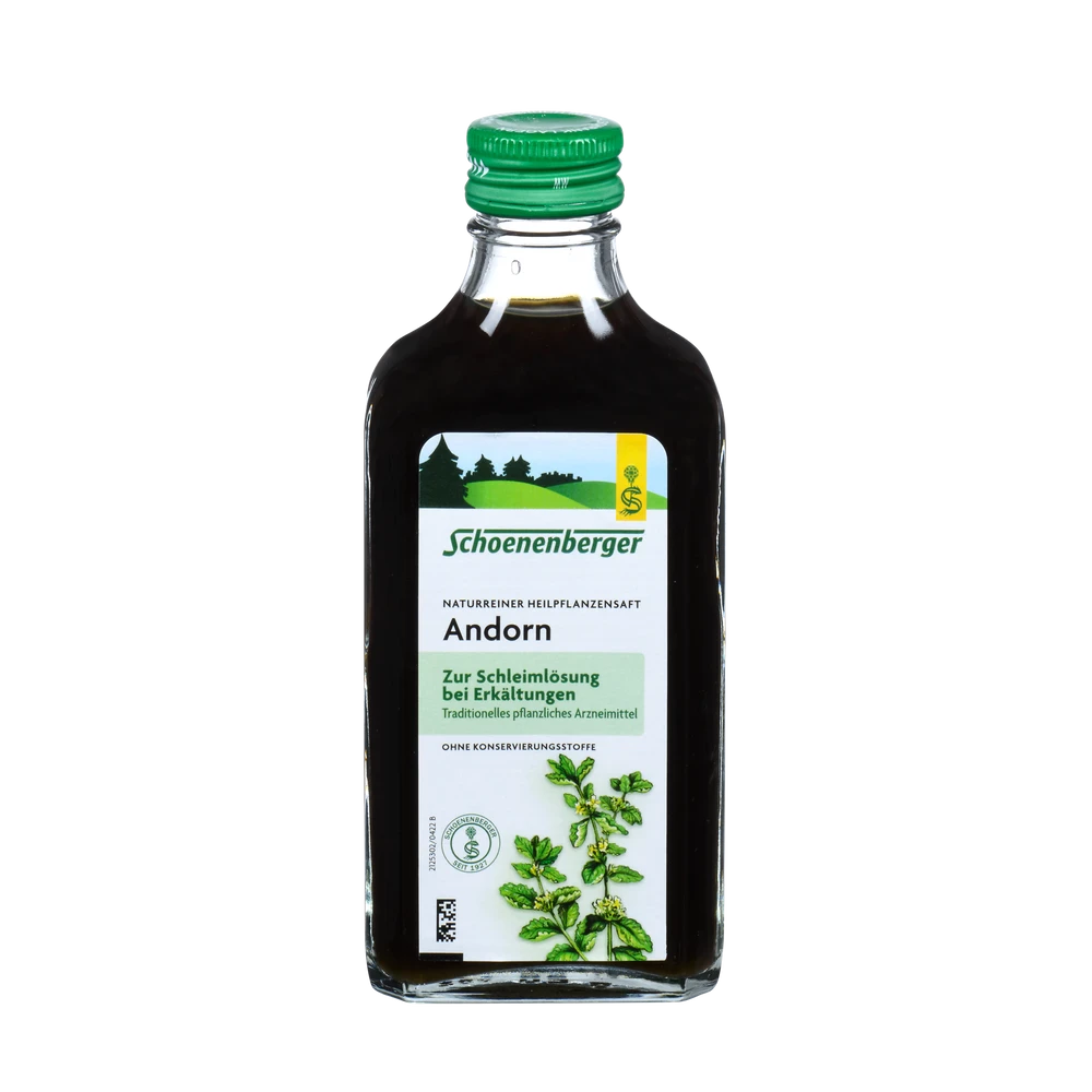 Schoenenberger Andorn Saft Bio 200 ml in Glasflasche