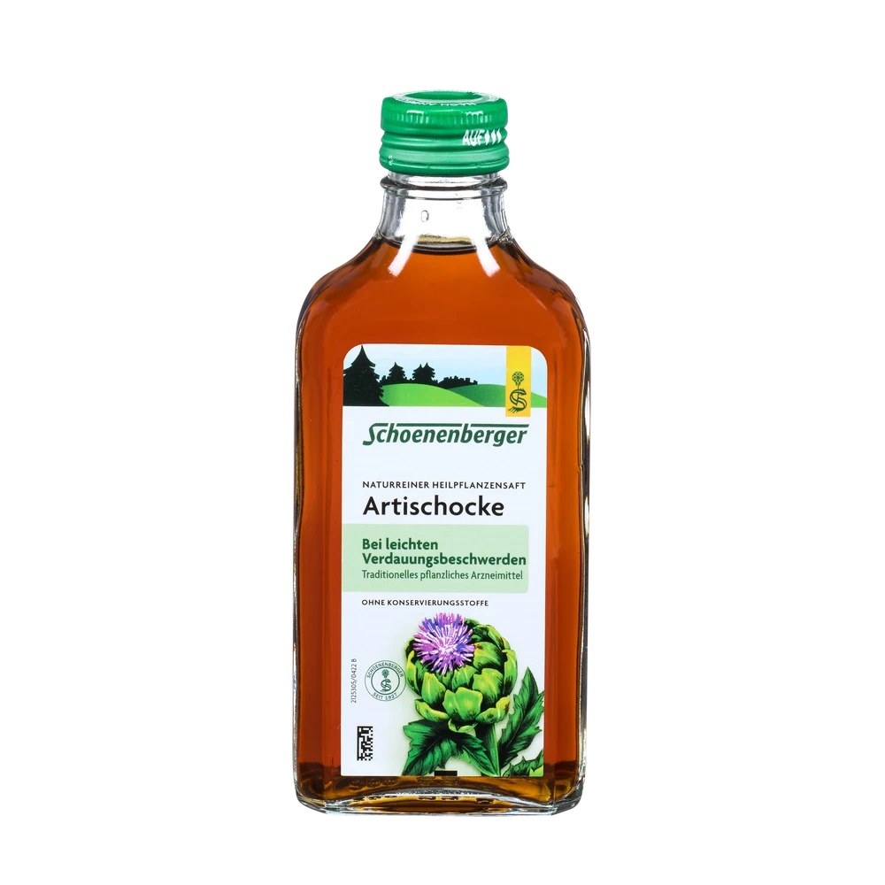 Schoenenberger Artischocken Saft Bio Flasche 200 ml