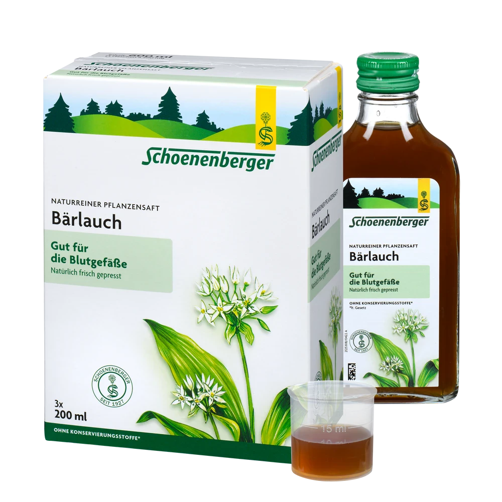 Bärlauch Naturreiner Pflanzensaft Schoenenberger