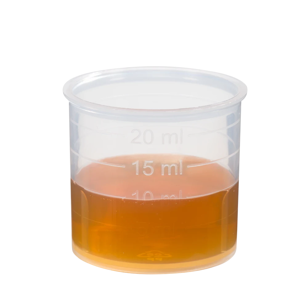 Dosierbecher mit Schoenenberger Hafer Heilpflanzensaft bio 200 ml