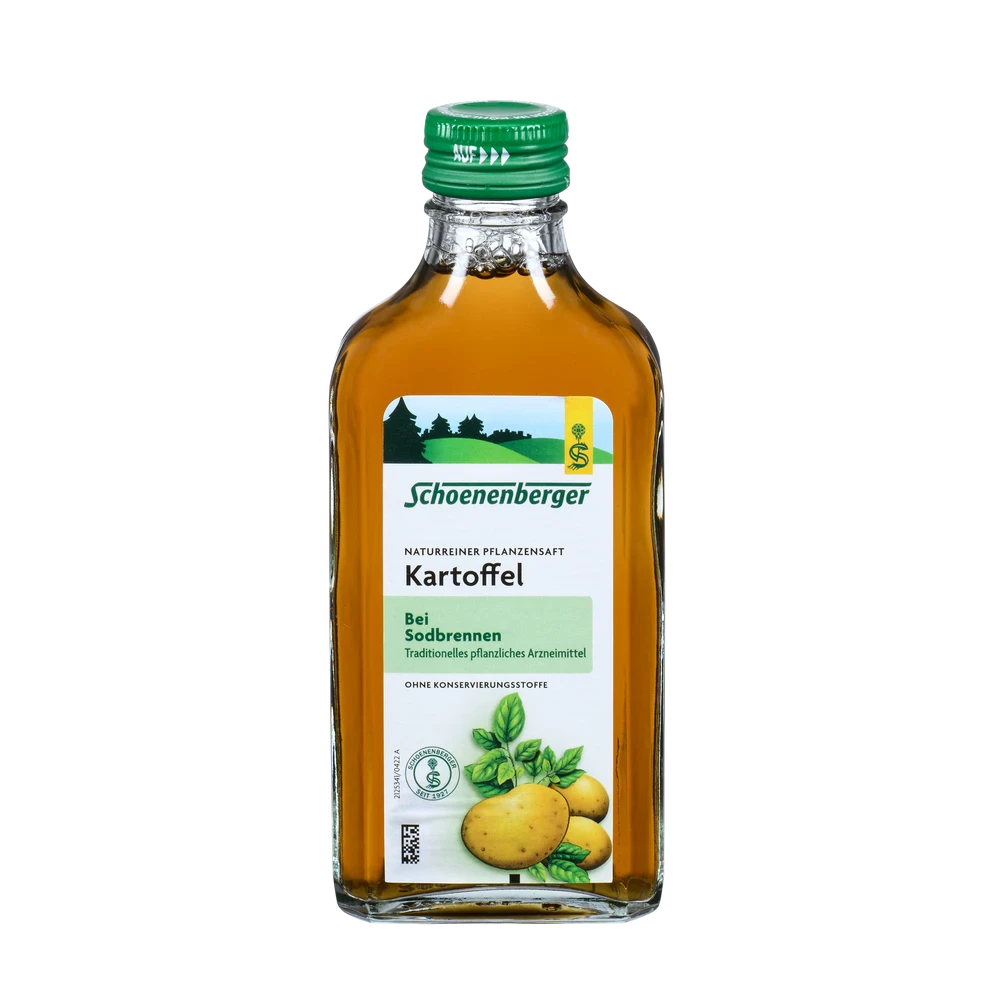 Flasche Schoenenberger Kartoffel Pflanzensaft bio 200 ml