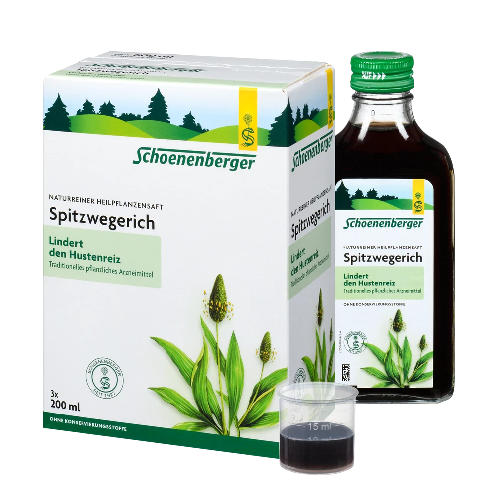 Spitzwegerich Naturreiner Heilpflanzensaft Schoenenberger