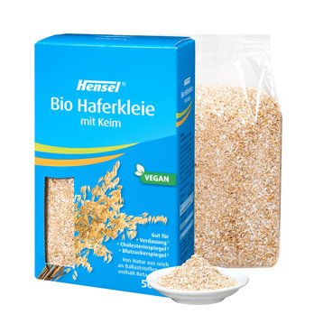 Hensel® Haferkleie mit Keim bio, 500g