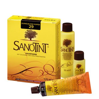 SANOTINT® Haarfarbe Nr. 29 „Dunkelblond Kupfer“, 125ml