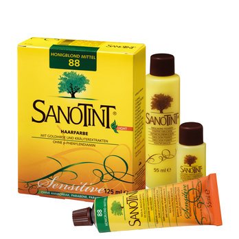 SANOTINT® Haarfarbe sensitive „light“ Nr. 88 „Honigblond Mittel“, 125ml