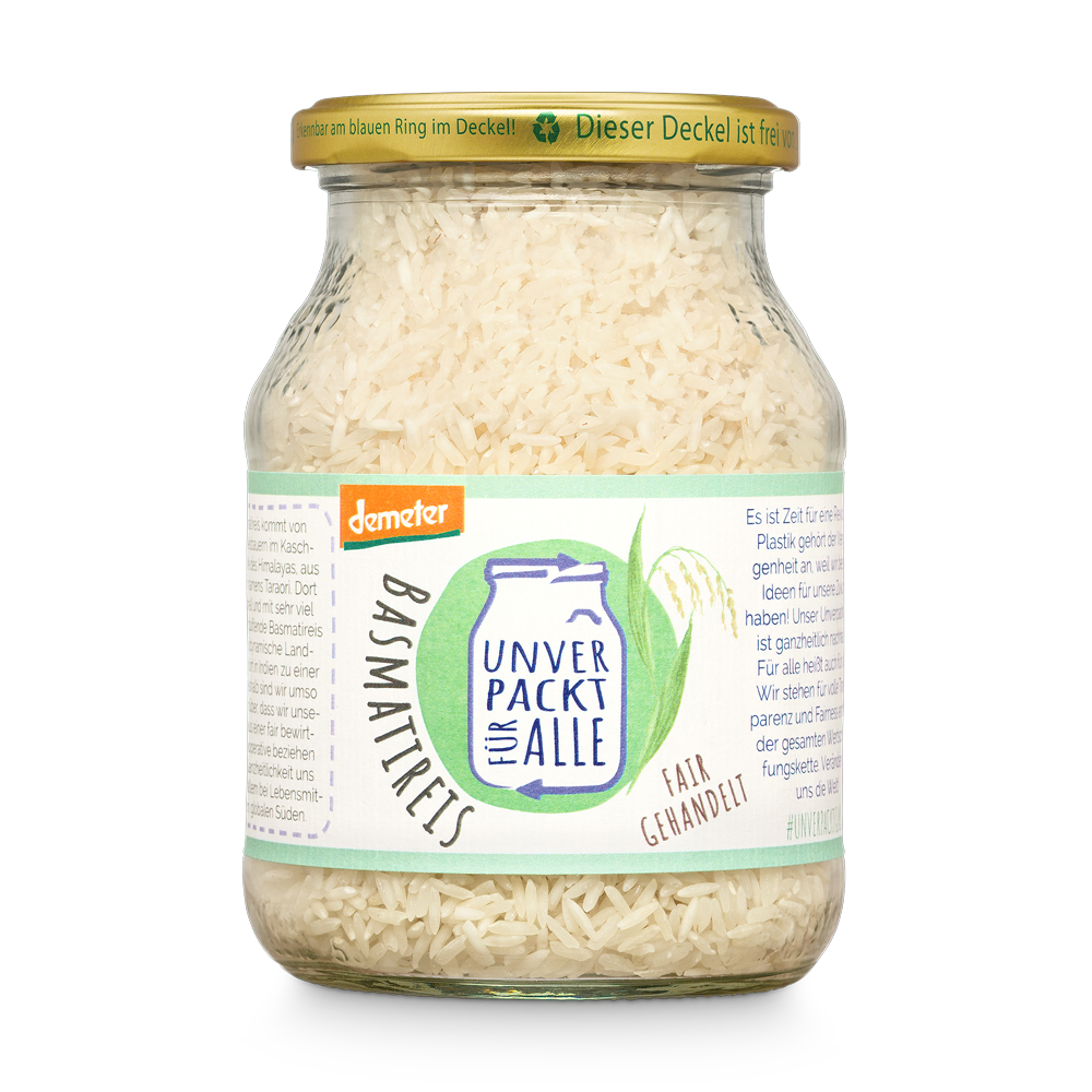 Unverpackt Umgedacht Basmatireis, 435g