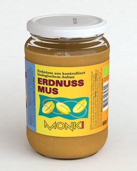 Monki Erdnussmus, 650g