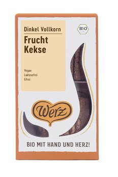 Frucht Kekse, Dinkel Vollkorn, 125g
